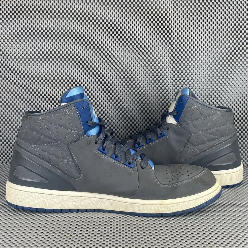 Nike Air Jordan 1 Flight 3 Sneakers Mens 12 Gray Blue Lace Up